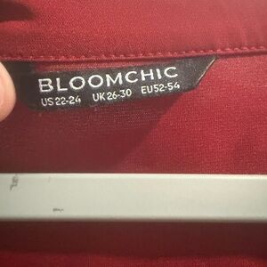 BloomChic Deep Red Apparel